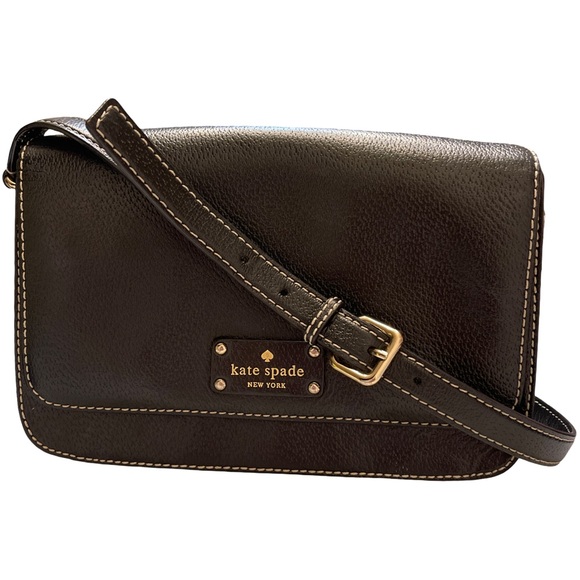 Kate Spade Wellesley Small Fynn Black Leather - Picture 1 of 10